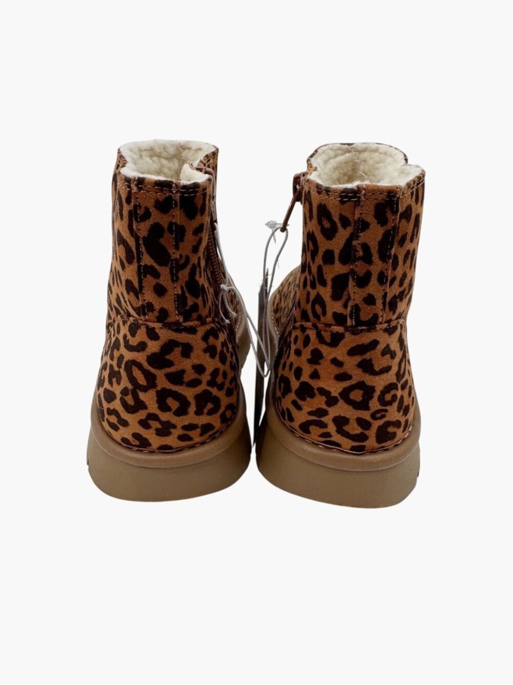 NEW Cat & Jack Girls' Honor Faux Suede Style Boots - Brown - Size 3 - Picture 6 of 7